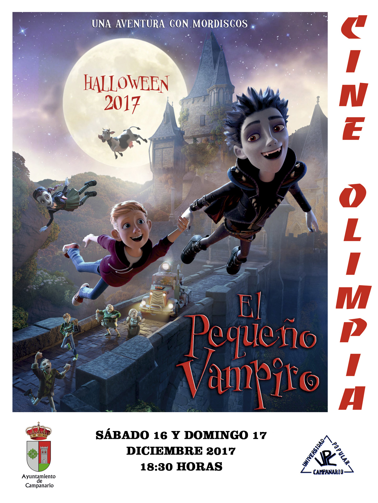 desfile Brote Contiene Cine de animación – El Pequeño Vampiro – Ayuntamiento de Campanario