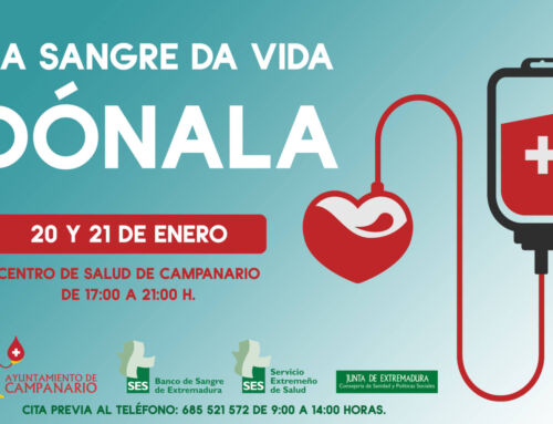 Campaña donación de sangre en Campanario: 20 y 21 de enero