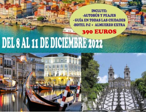 El Ayuntamiento organiza un viaje cultural a Oporto, Coimbra y alrededores